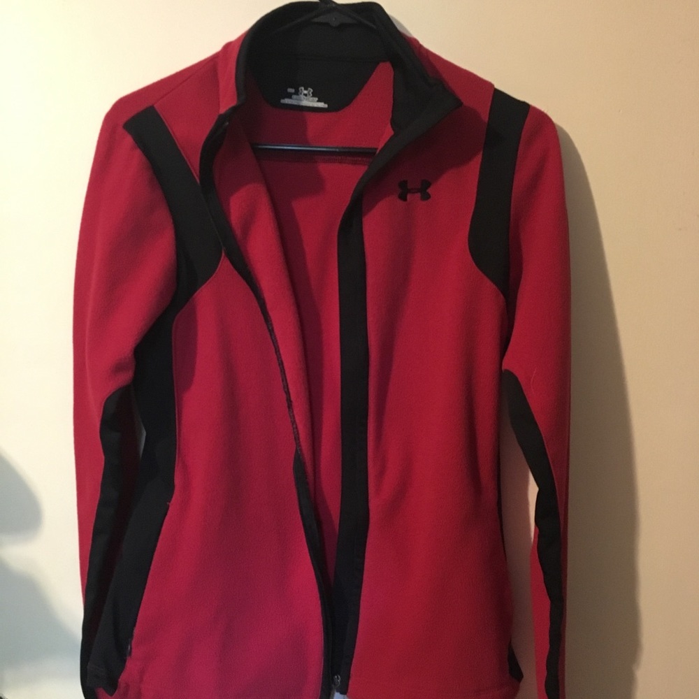 Red/black zip up